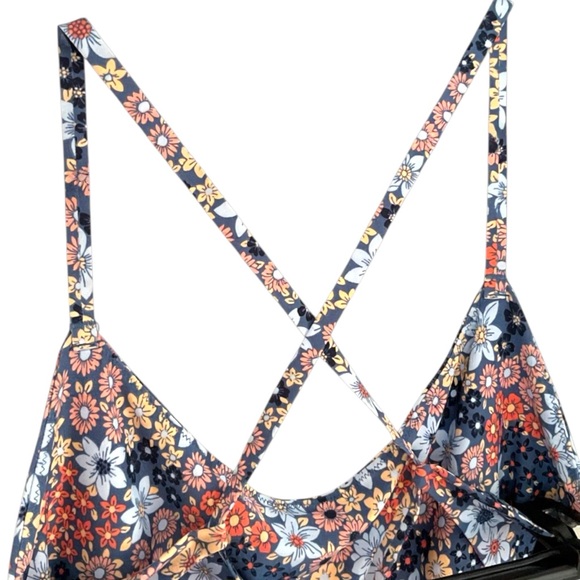 NWT Aerie Floral Cross Back Jumpsuit Size XL - Picture 4 of 5